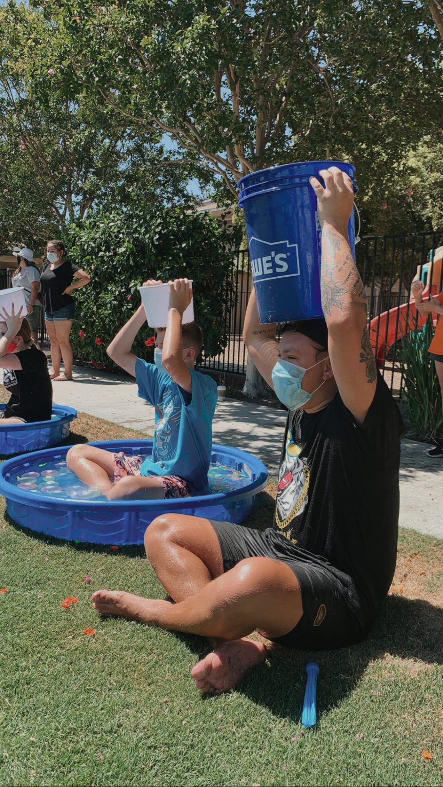 Youth leaders and students at an Adam Keehn Foundation outreach event