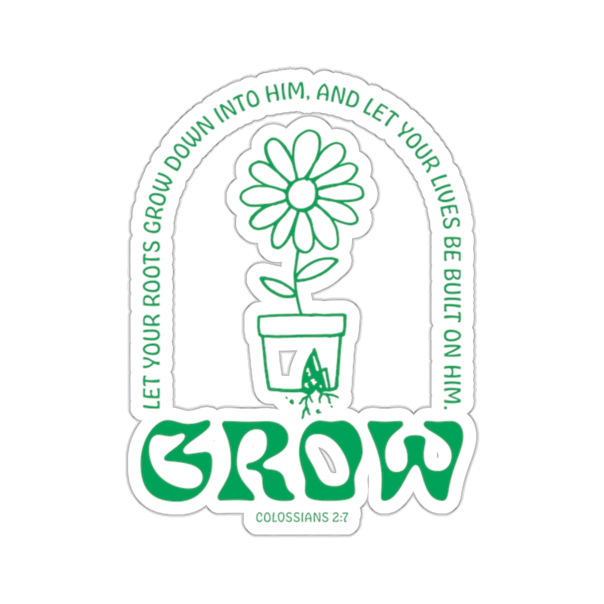 Grow Stickers- Green