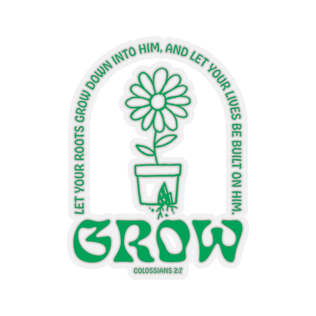 Grow Stickers- Green