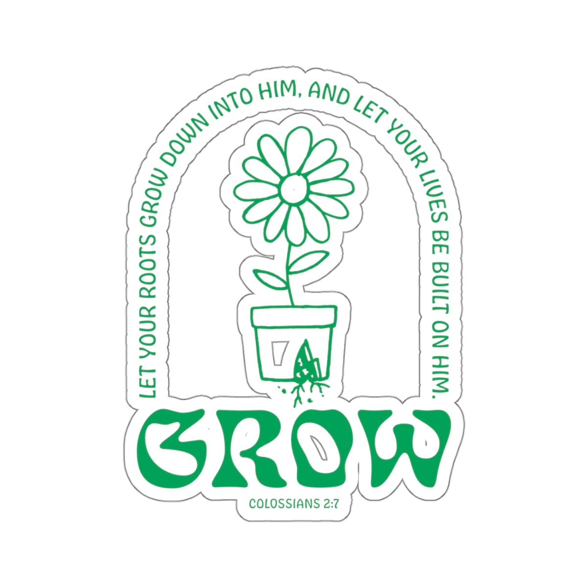 Grow Stickers- Green