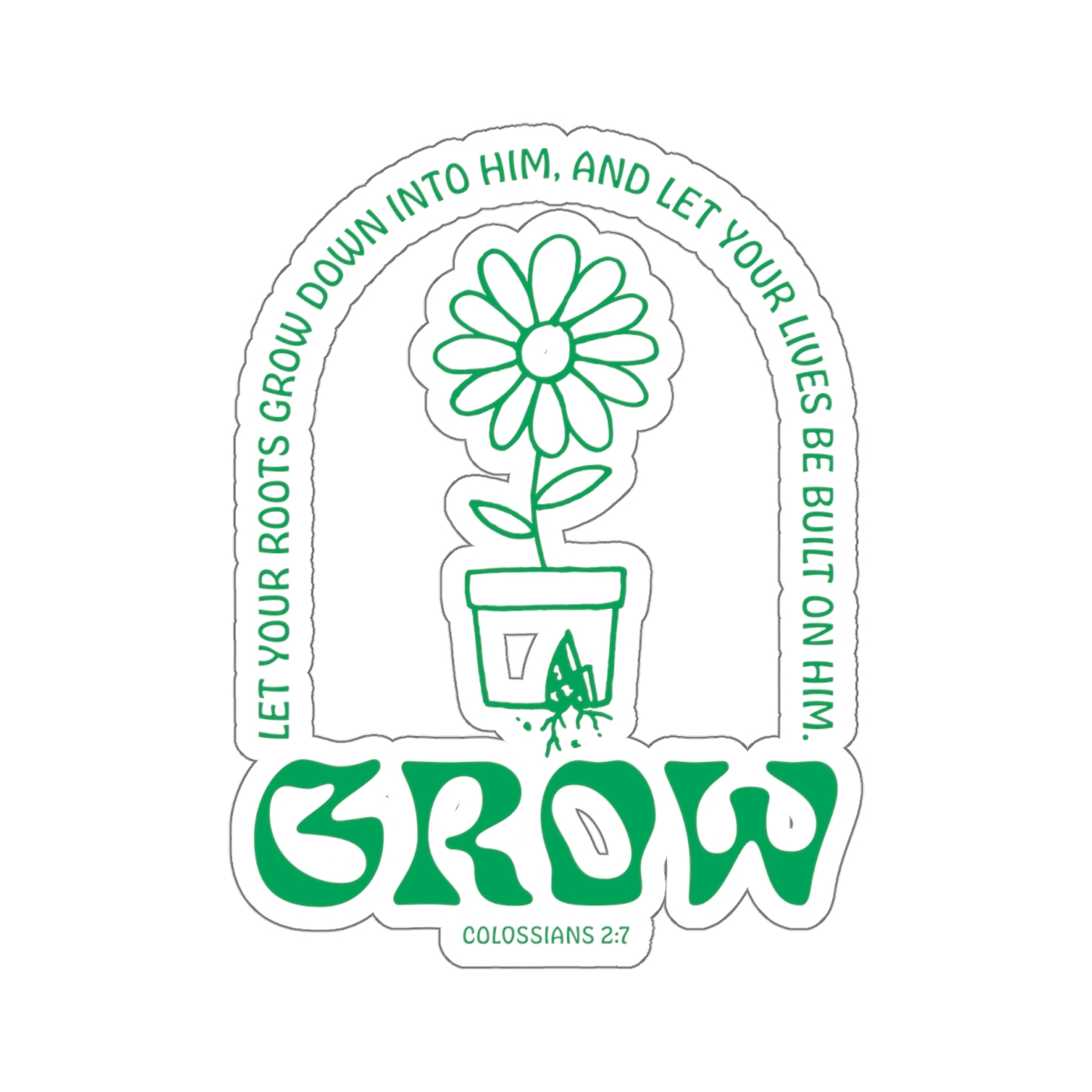 Grow Stickers- Green