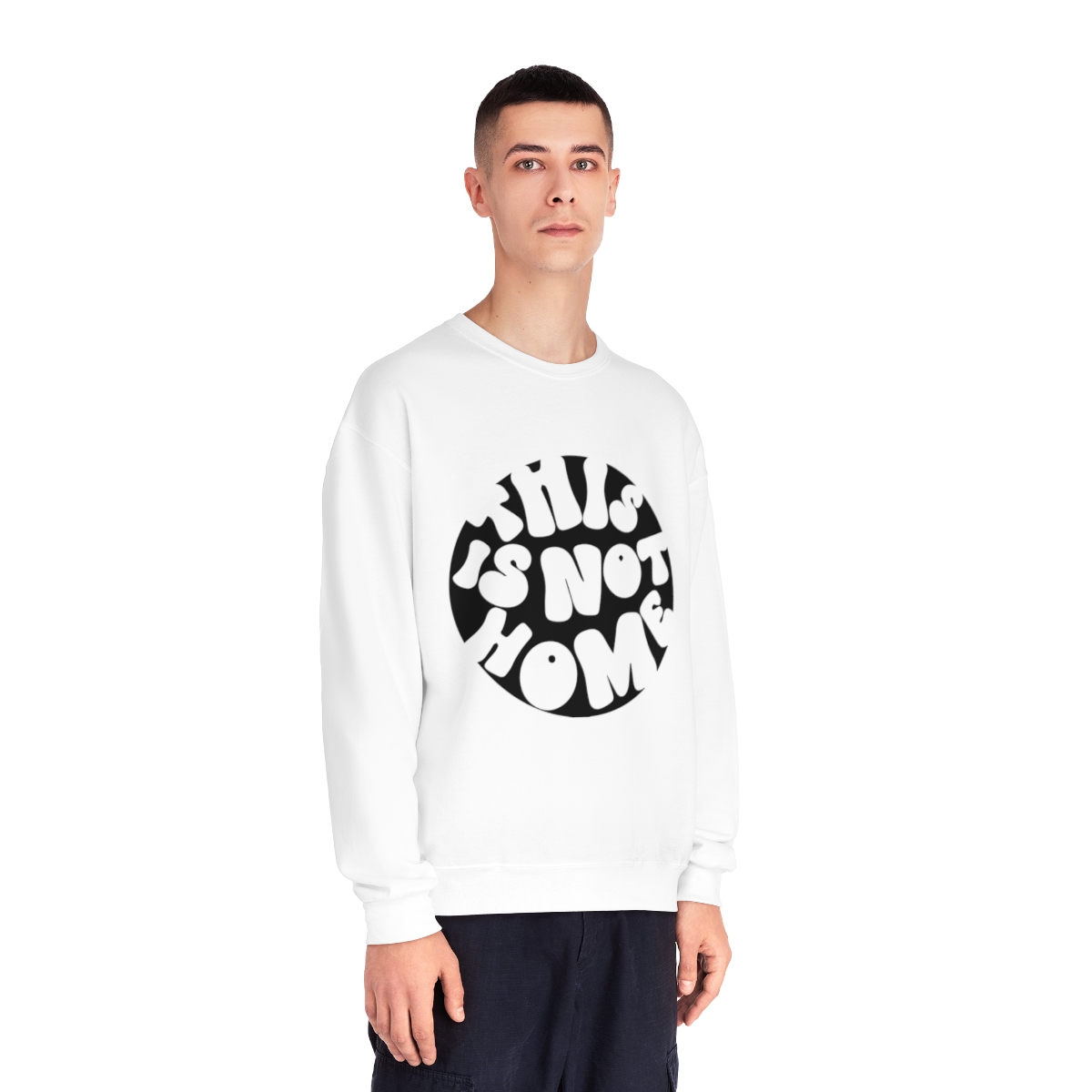 This in Not Home Crewneck Sweatshirt