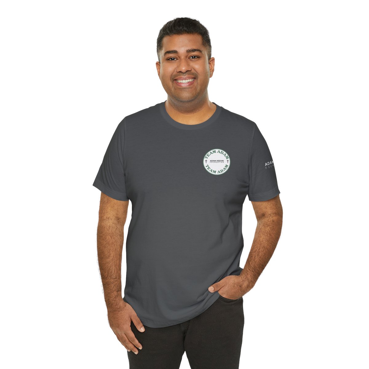 "Team Adam" Short Sleeve Tee - Dark colors option