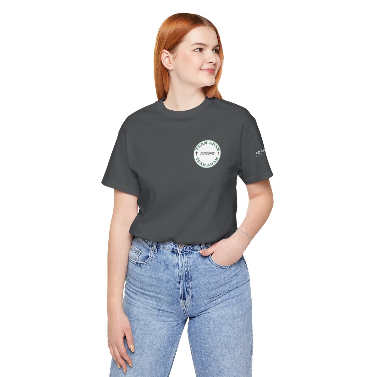 "Team Adam" Short Sleeve Tee - Dark colors option