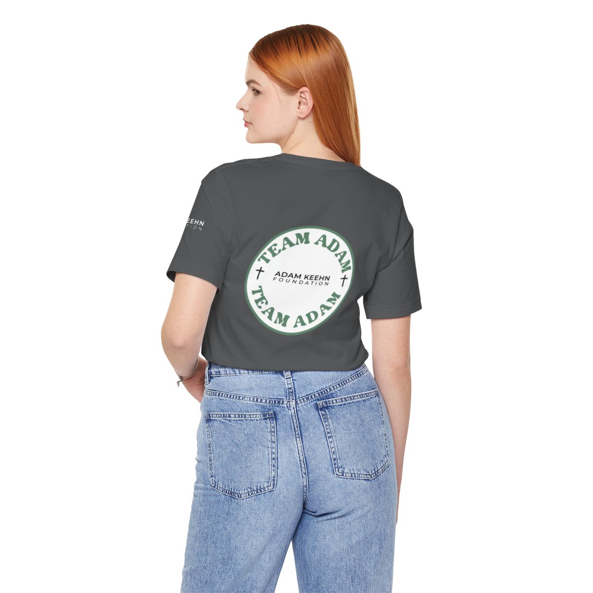 "Team Adam" Short Sleeve Tee - Dark colors option
