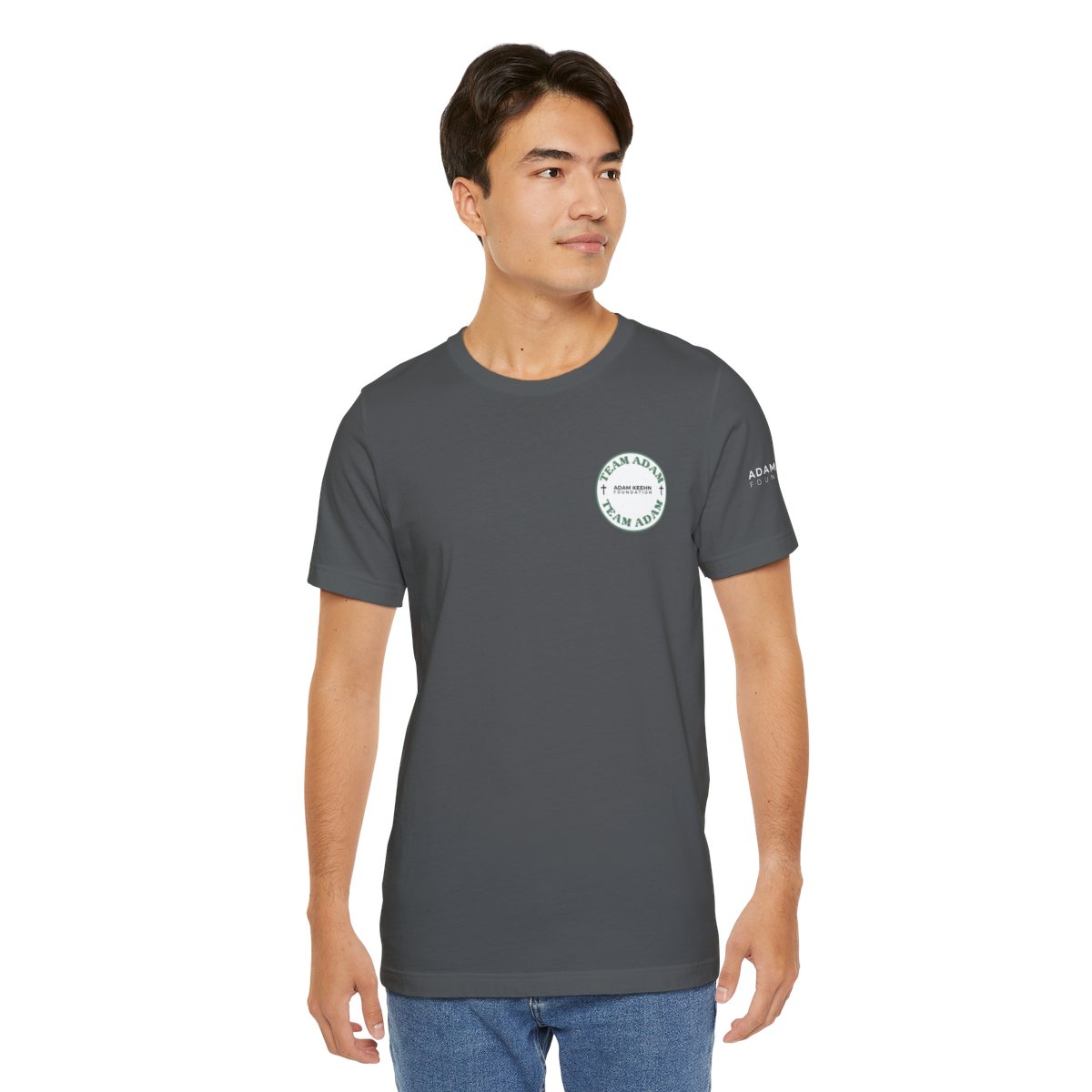 "Team Adam" Short Sleeve Tee - Dark colors option