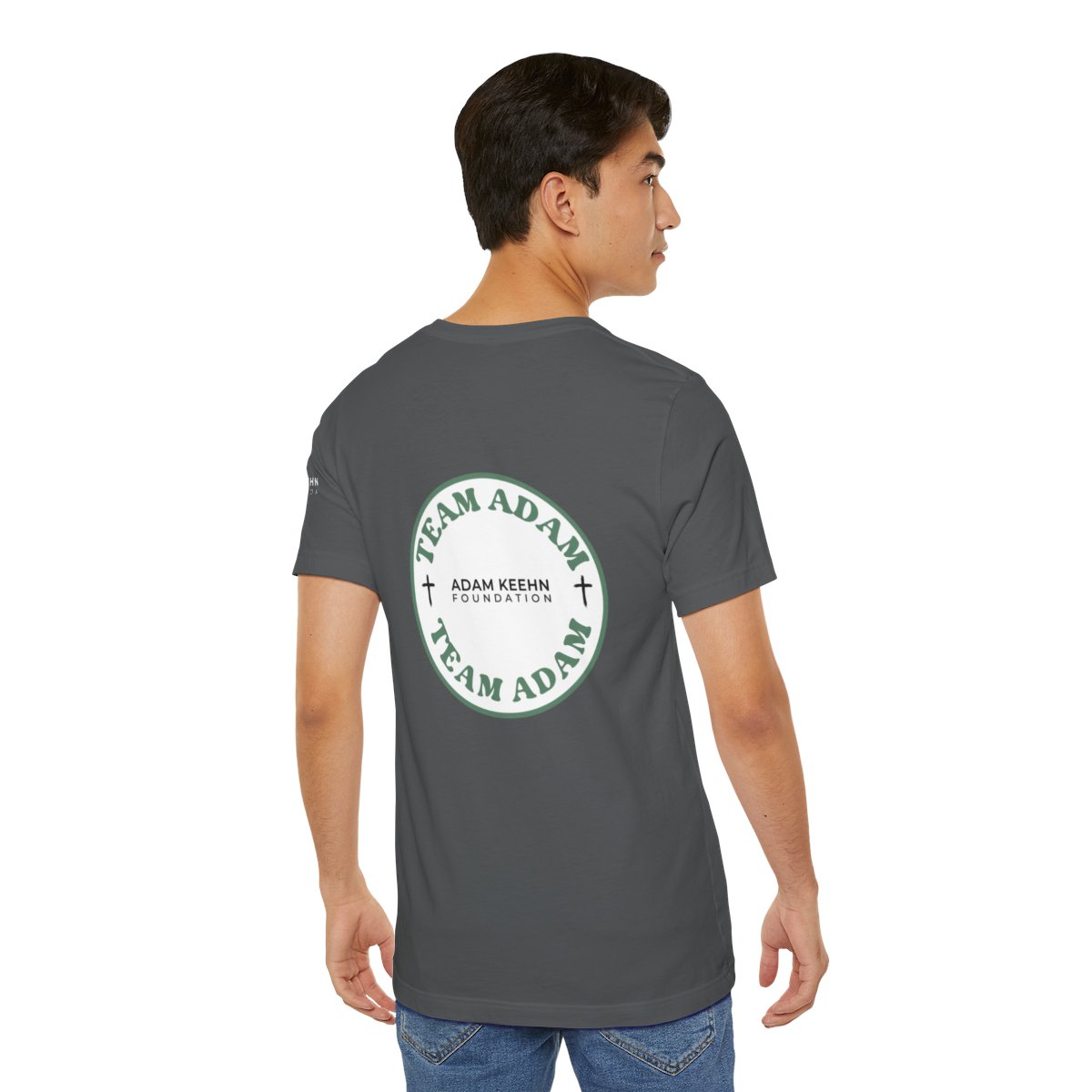 "Team Adam" Short Sleeve Tee - Dark colors option