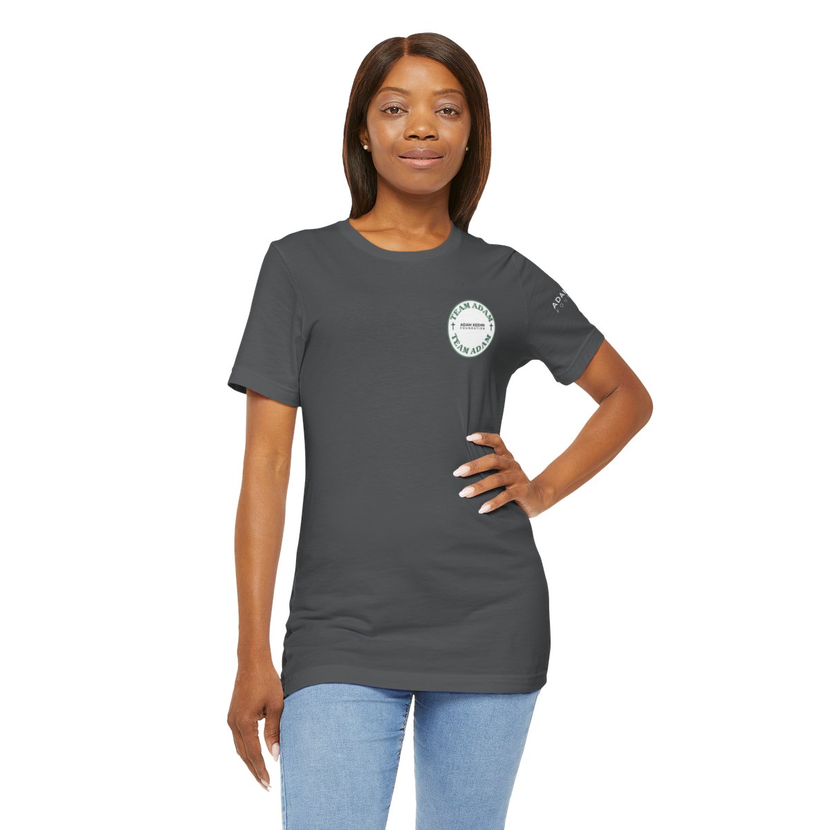 "Team Adam" Short Sleeve Tee - Dark colors option