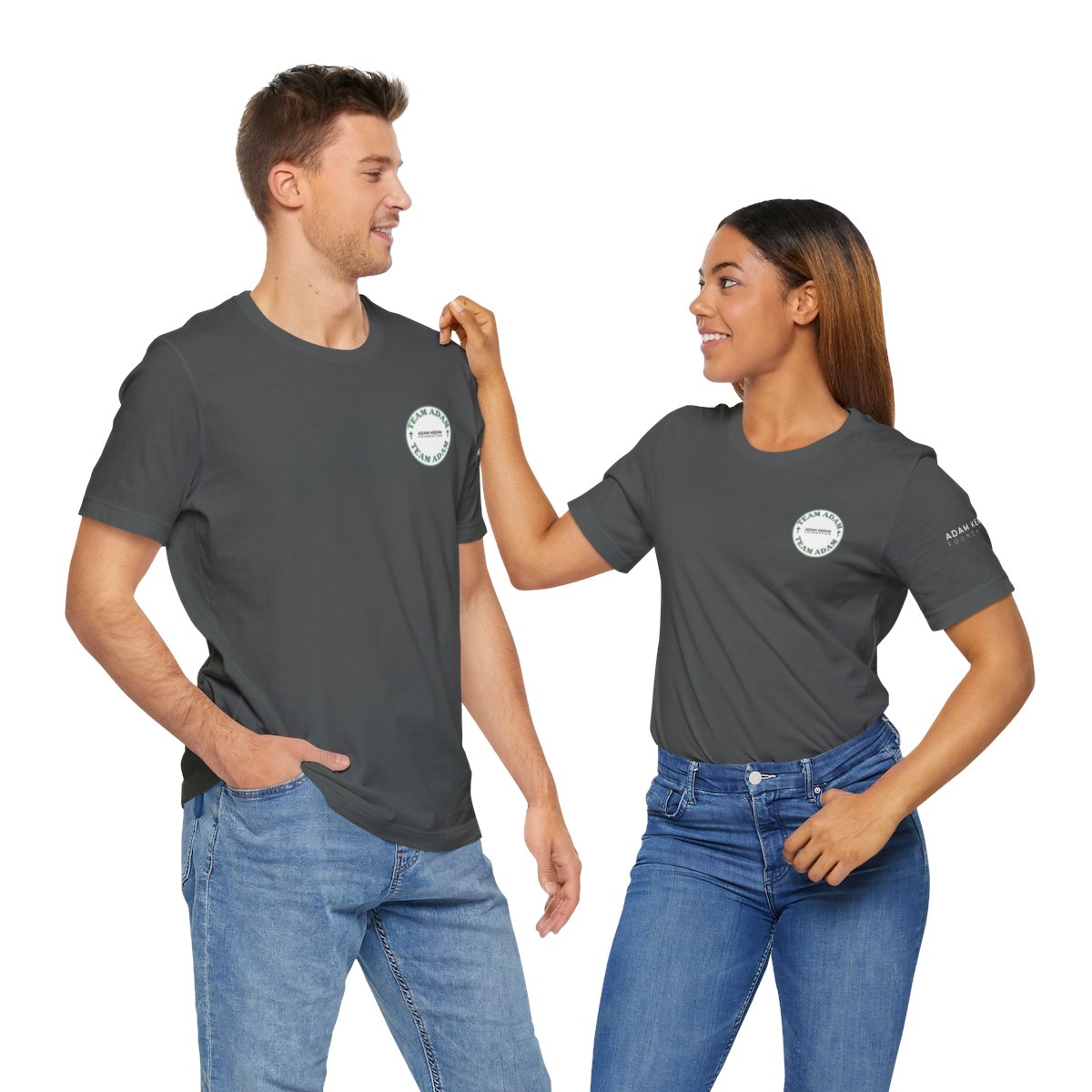 "Team Adam" Short Sleeve Tee - Dark colors option