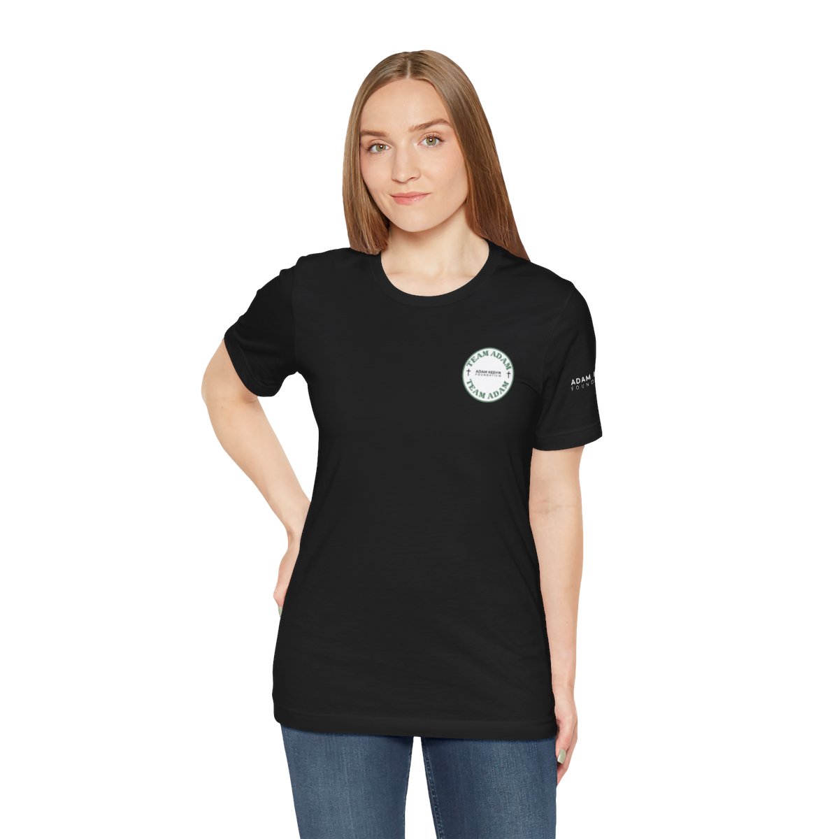 "Team Adam" Short Sleeve Tee - Dark colors option