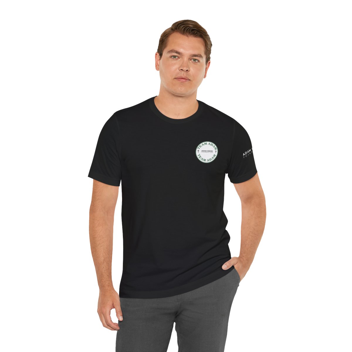"Team Adam" Short Sleeve Tee - Dark colors option