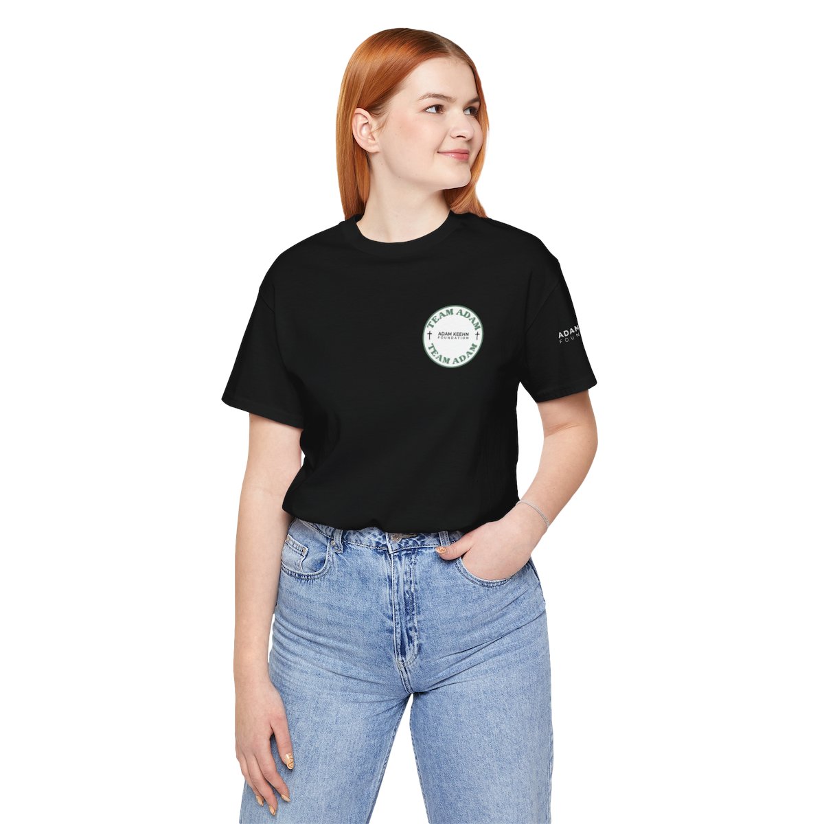 "Team Adam" Short Sleeve Tee - Dark colors option