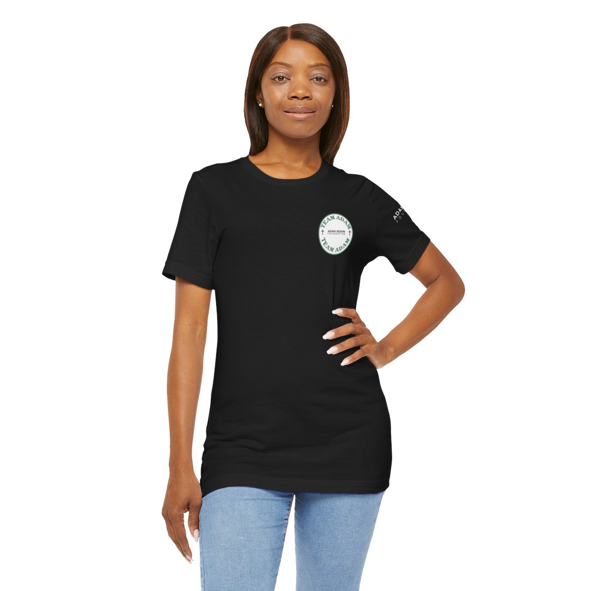 "Team Adam" Short Sleeve Tee - Dark colors option