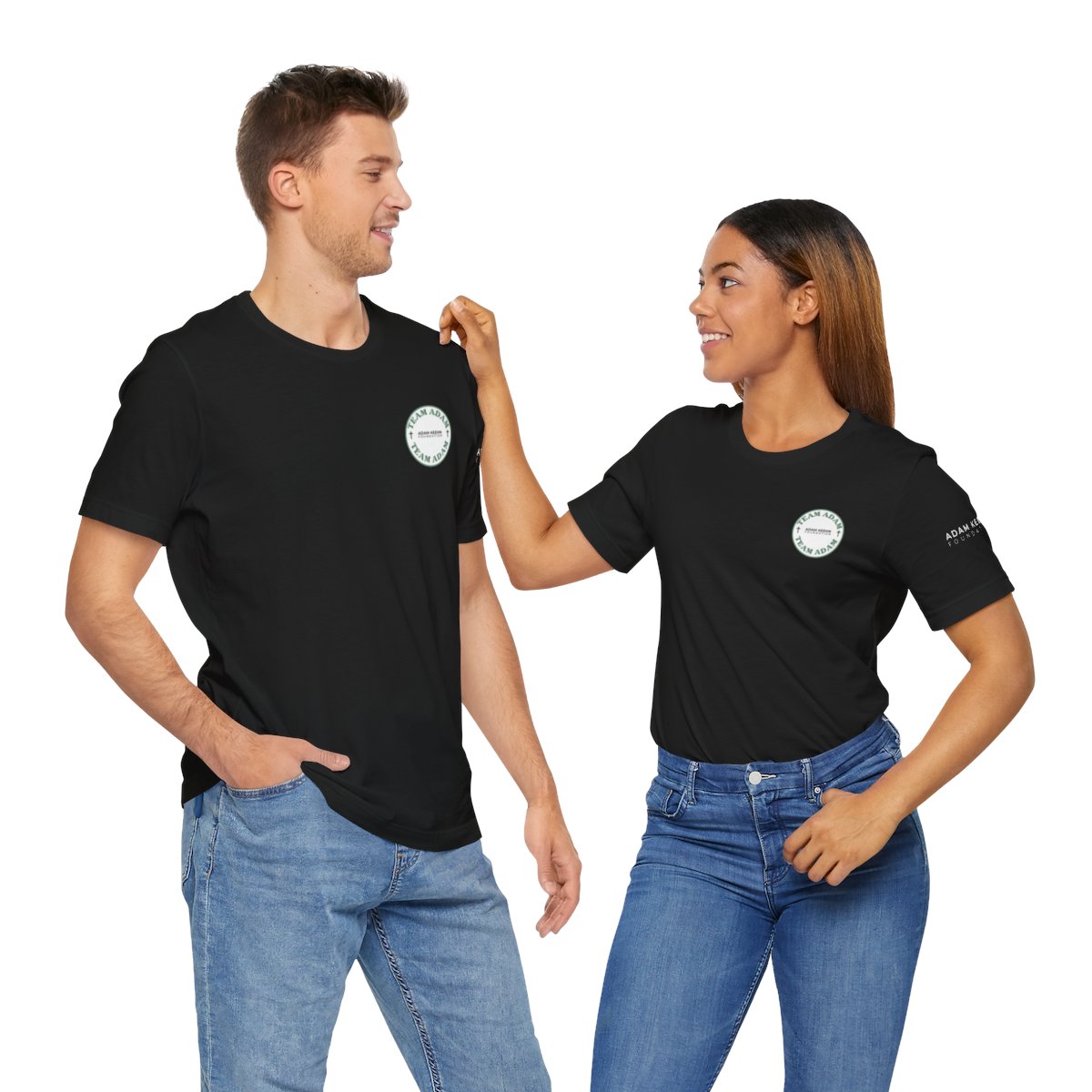 "Team Adam" Short Sleeve Tee - Dark colors option