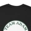 "Team Adam" Short Sleeve Tee - Dark colors option