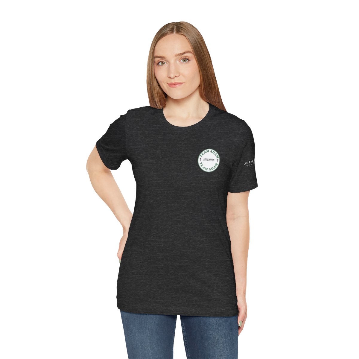 "Team Adam" Short Sleeve Tee - Dark colors option
