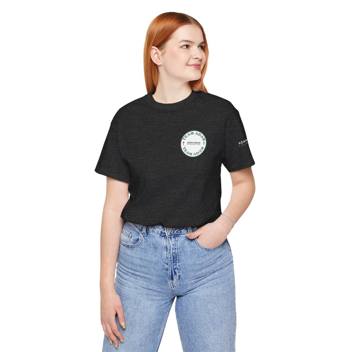 "Team Adam" Short Sleeve Tee - Dark colors option