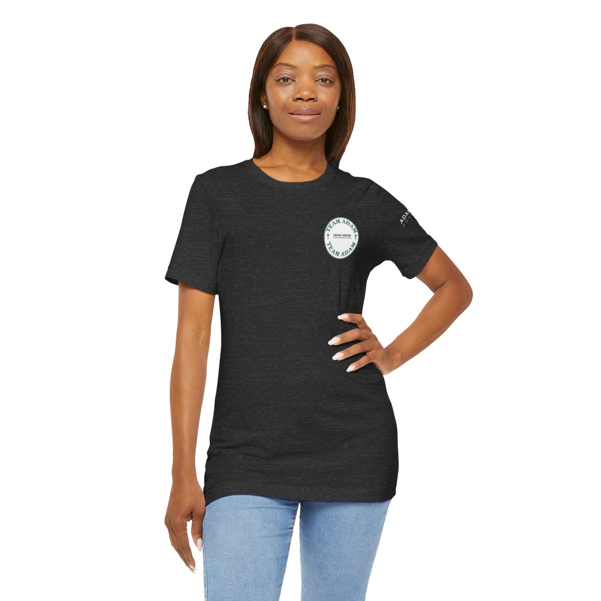 "Team Adam" Short Sleeve Tee - Dark colors option