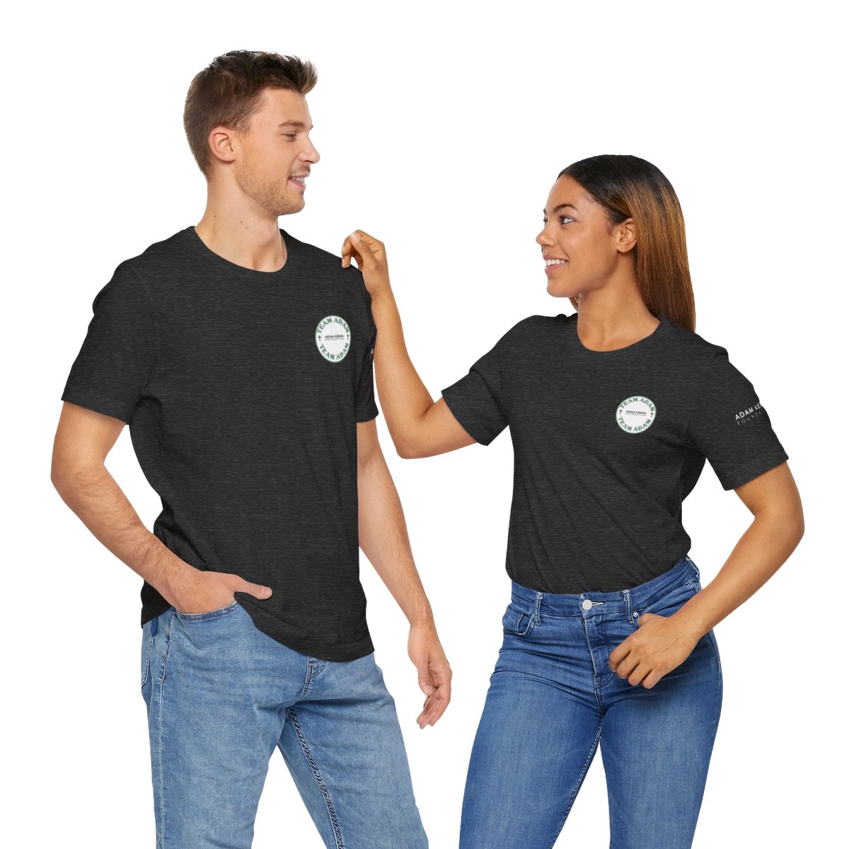 "Team Adam" Short Sleeve Tee - Dark colors option