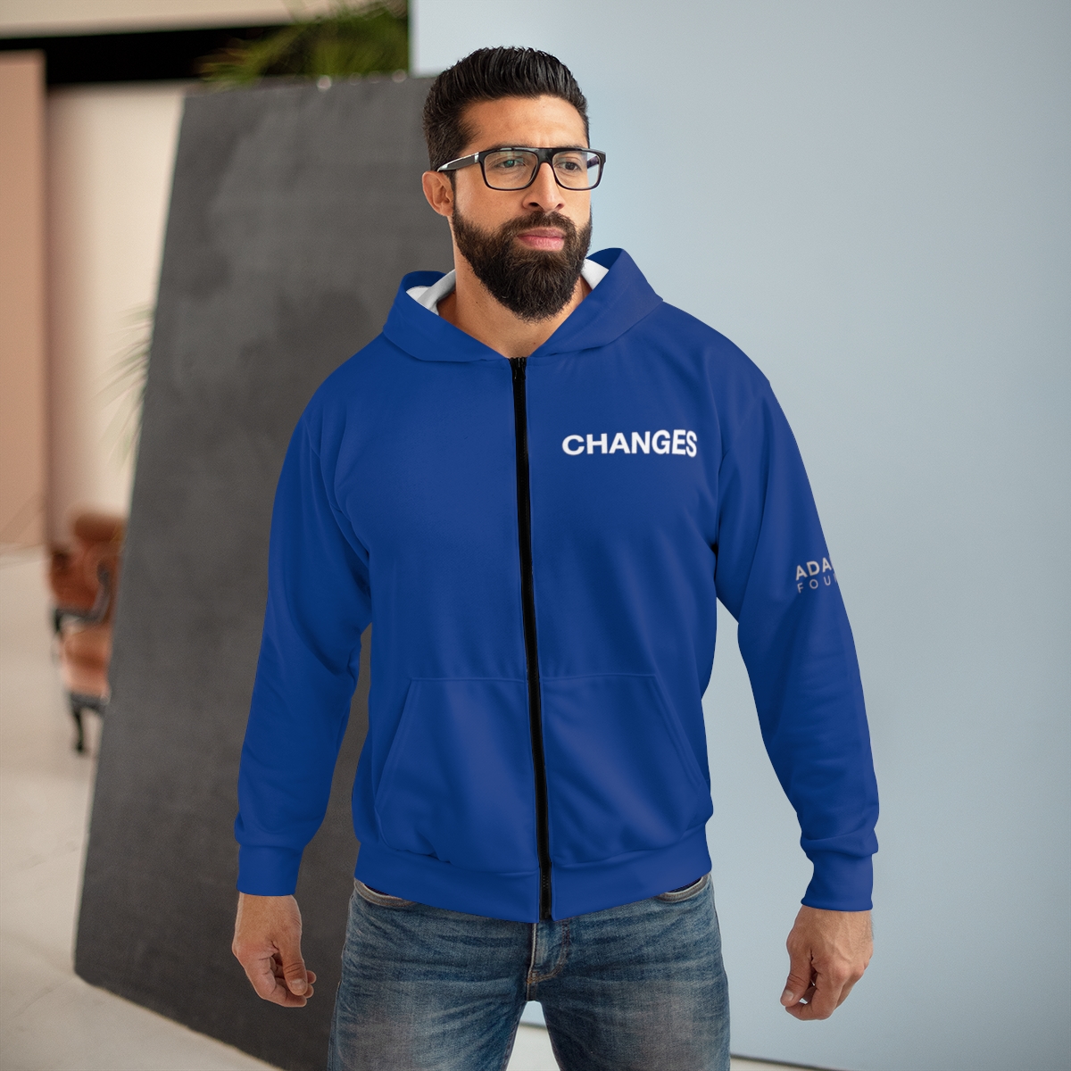 63246-22.jpg Changes Unisex Zip Hoodie (AOP)