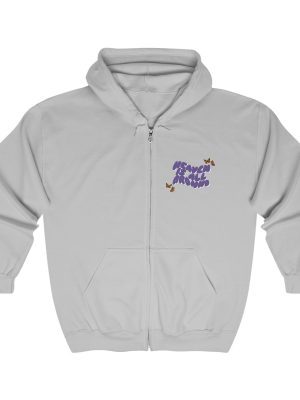 "Heaven is All Around" Full Zip Hooded Sweatshirt