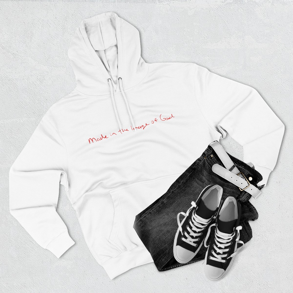 Pullover Hoodie Made in the Image