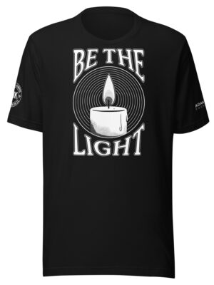 "Be the Light" Unisex t-shirt - black