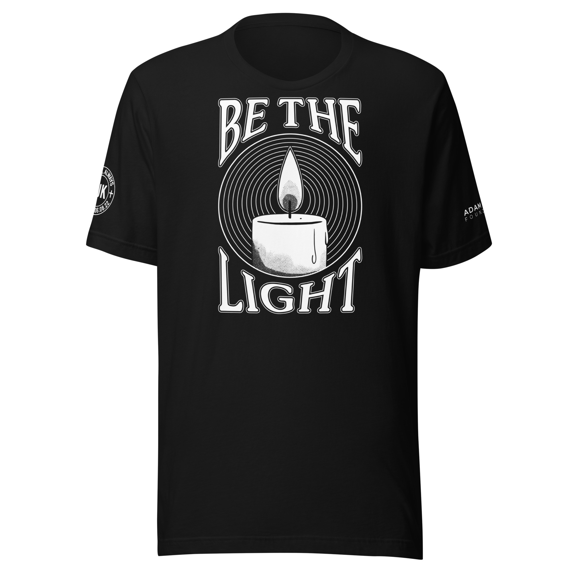 "Be the Light" Unisex t-shirt - black