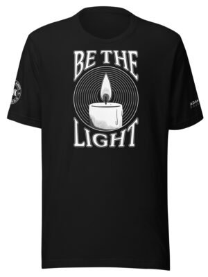 "Be the Light" Unisex t-shirt - black