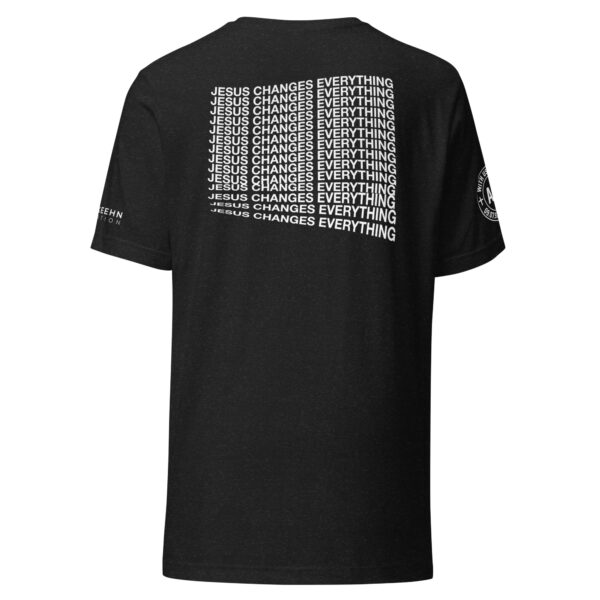 "Jesus Changes Everything" Unisex t-shirt - black