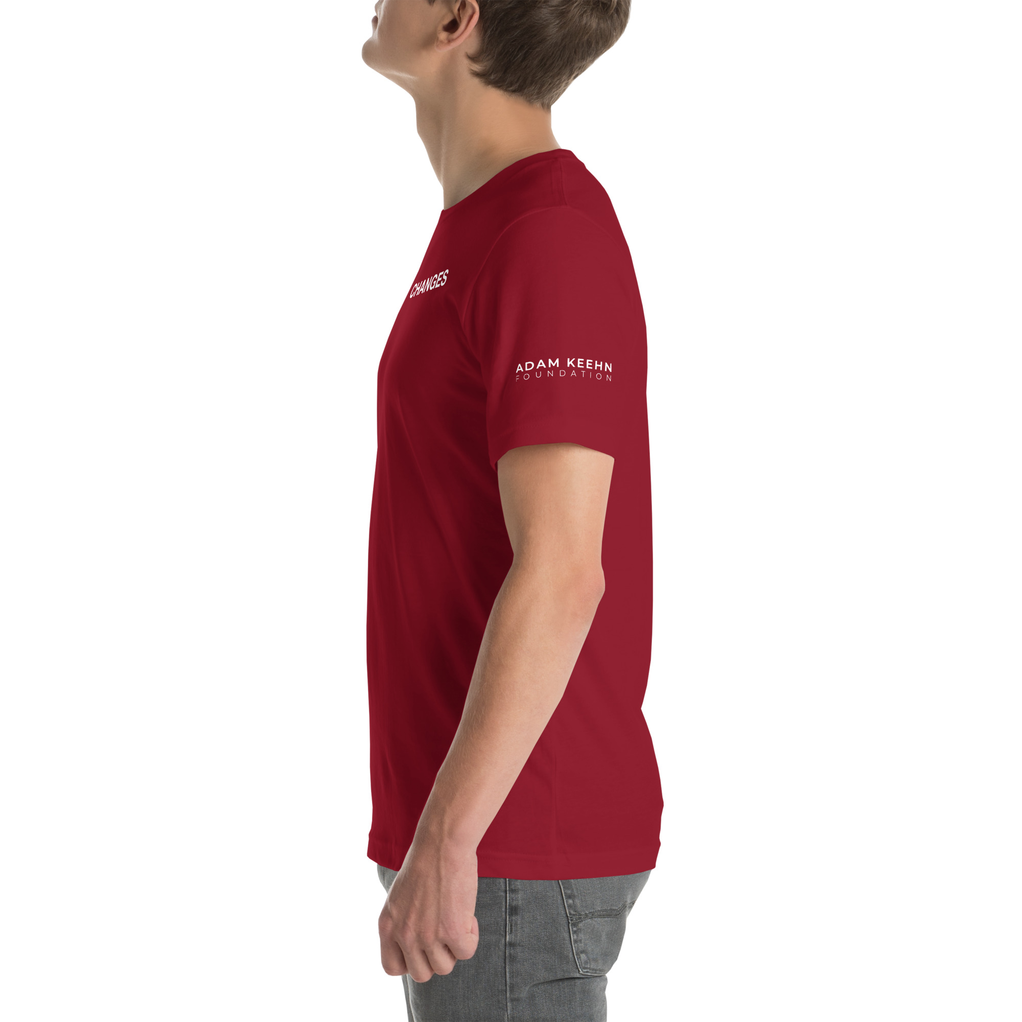 "Jesus Changes Everything" Unisex t-shirt - Cardinal Red