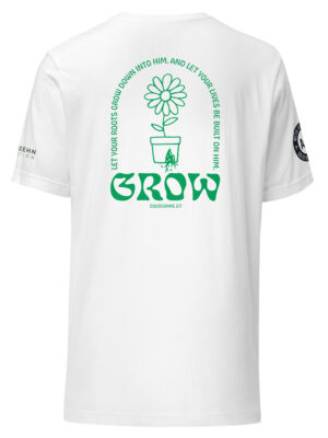 "Grow" Unisex t-shirt - white