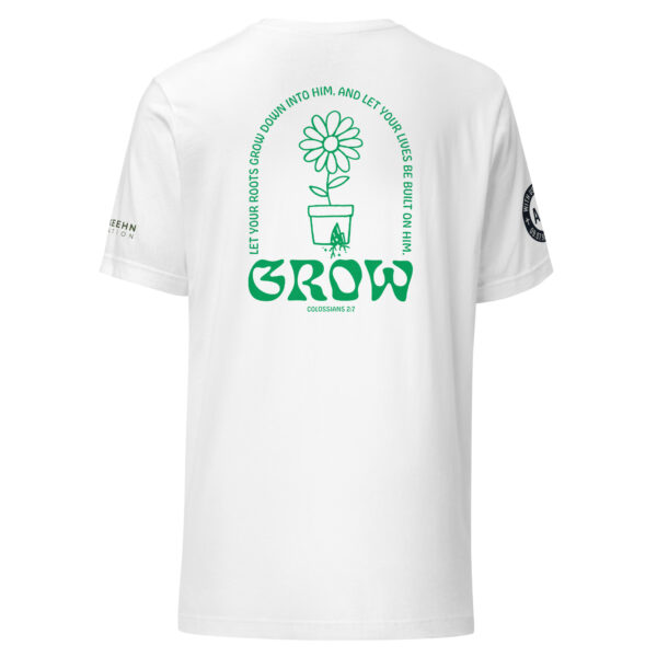 "Grow" Unisex t-shirt - white