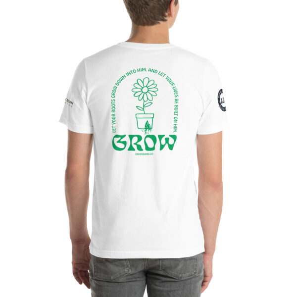 "Grow" Unisex t-shirt - white