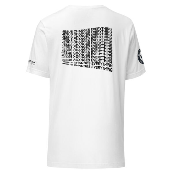 "Jesus Changes Everything" Unisex t-shirt - white