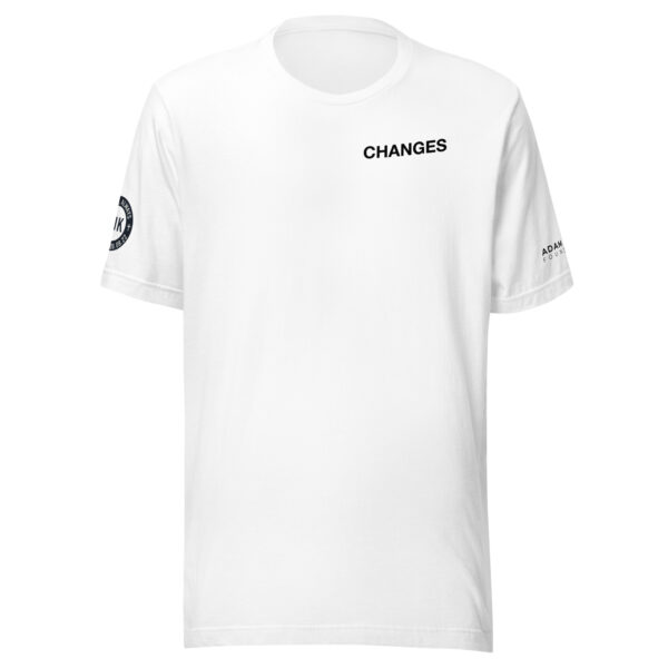 "Jesus Changes Everything" Unisex t-shirt - white