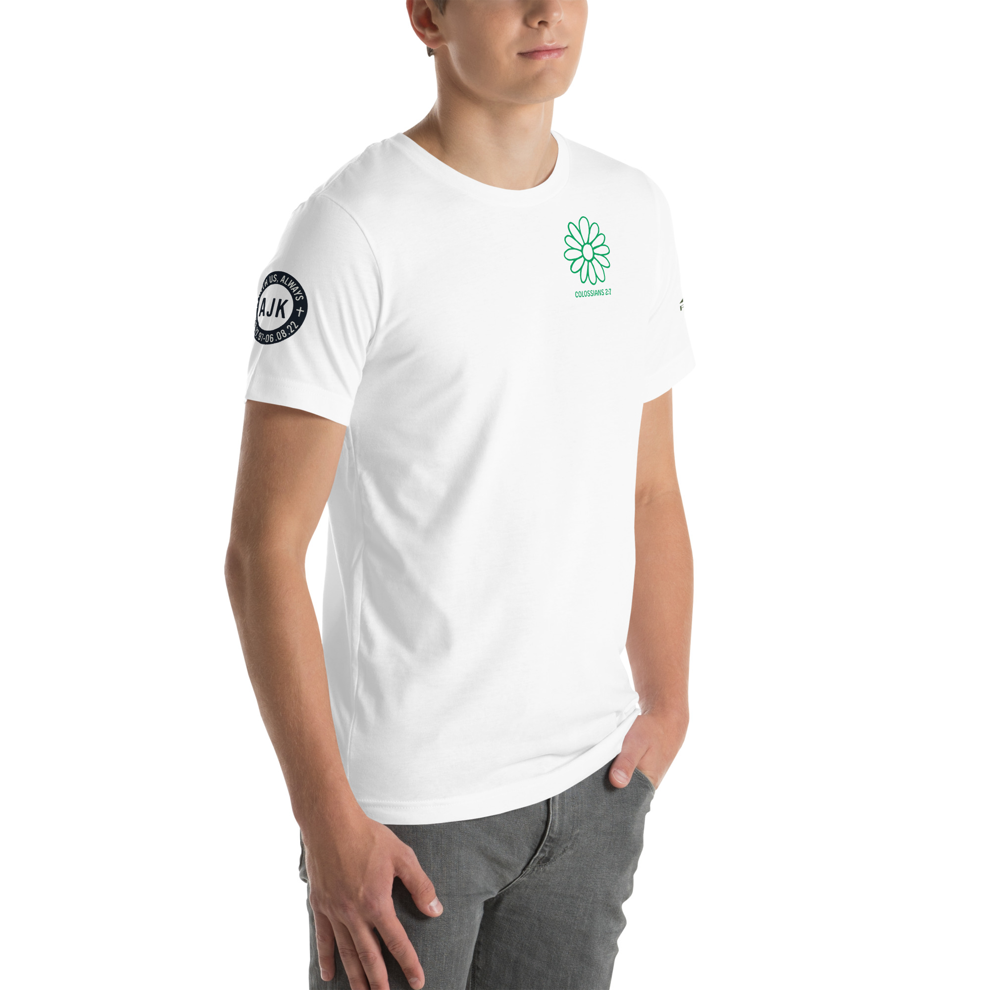 "Grow" Unisex t-shirt - white